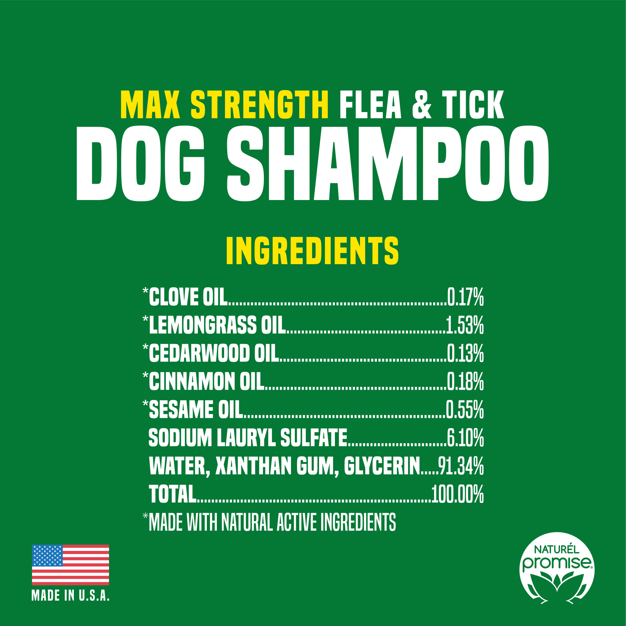 Flea & Tick Shampoo for Dogs