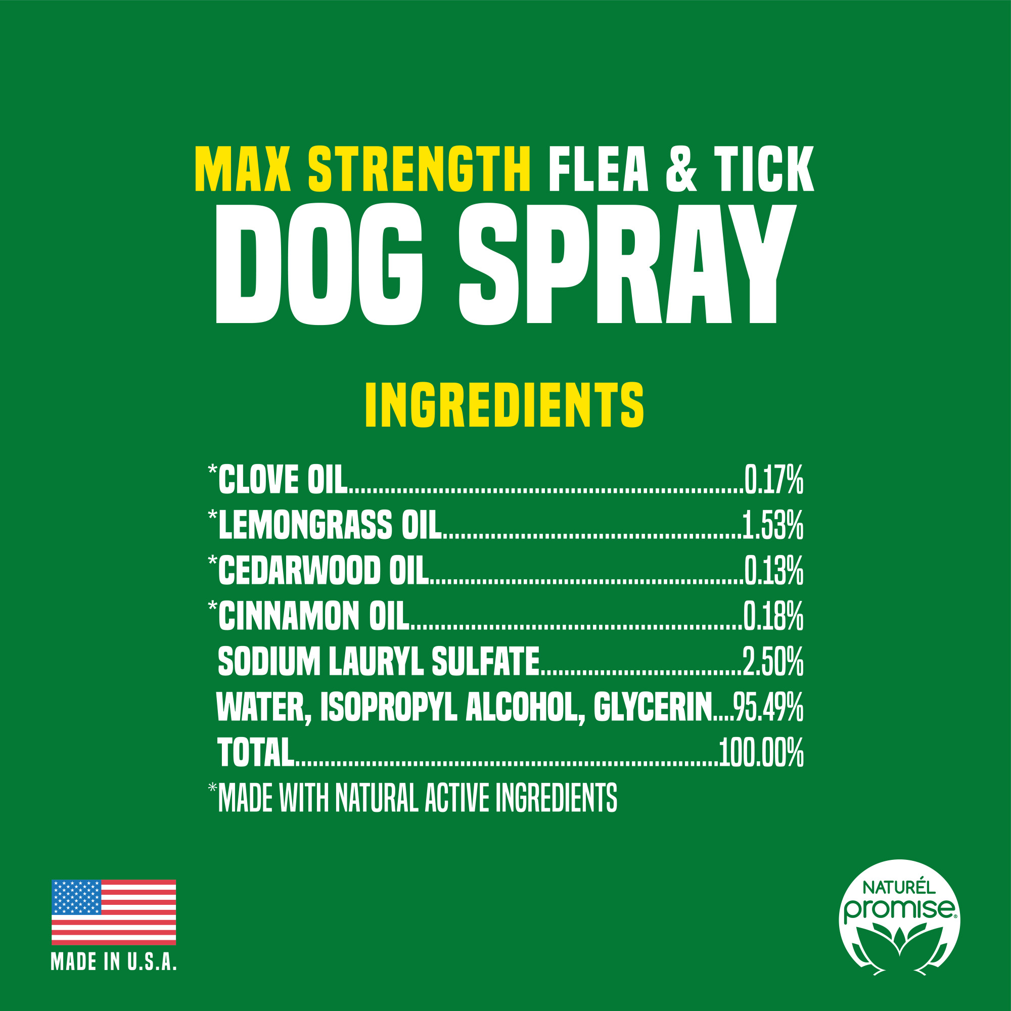 Flea & Tick Dog & Bedding Spray for Dogs