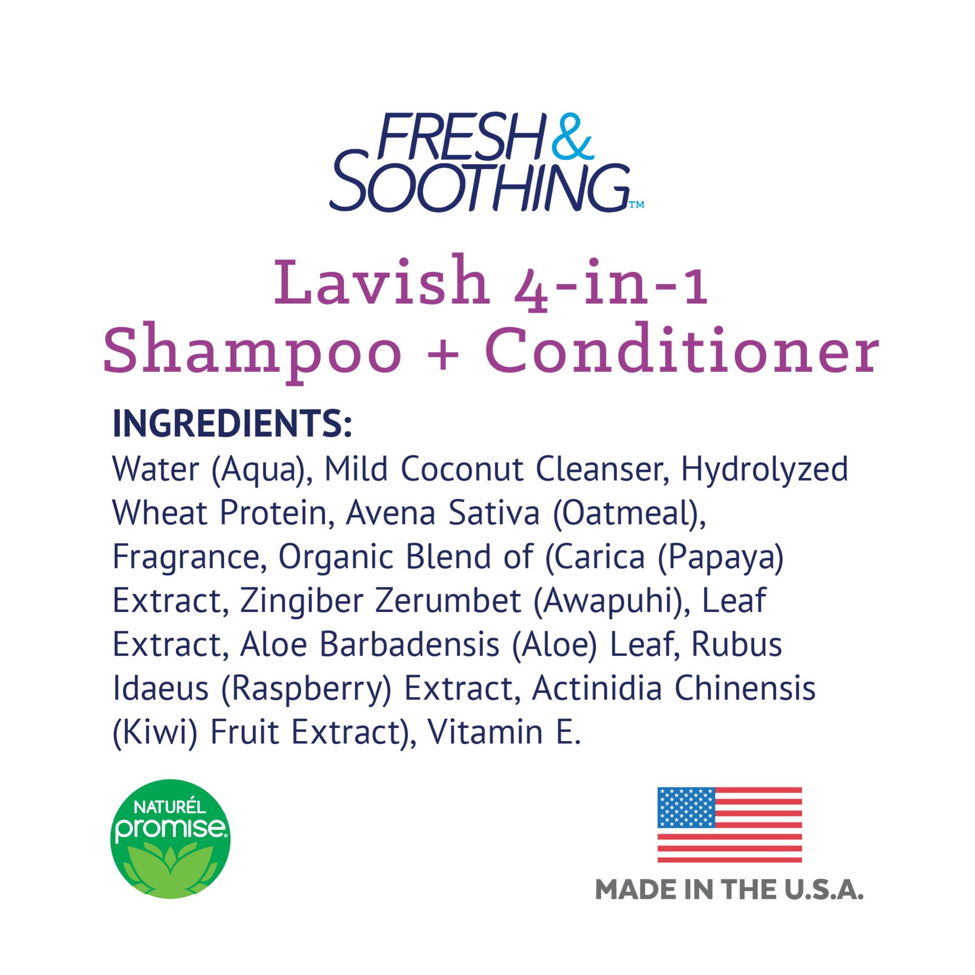 Lavish 4-in-1 Shampoo + Conditioner for Pets