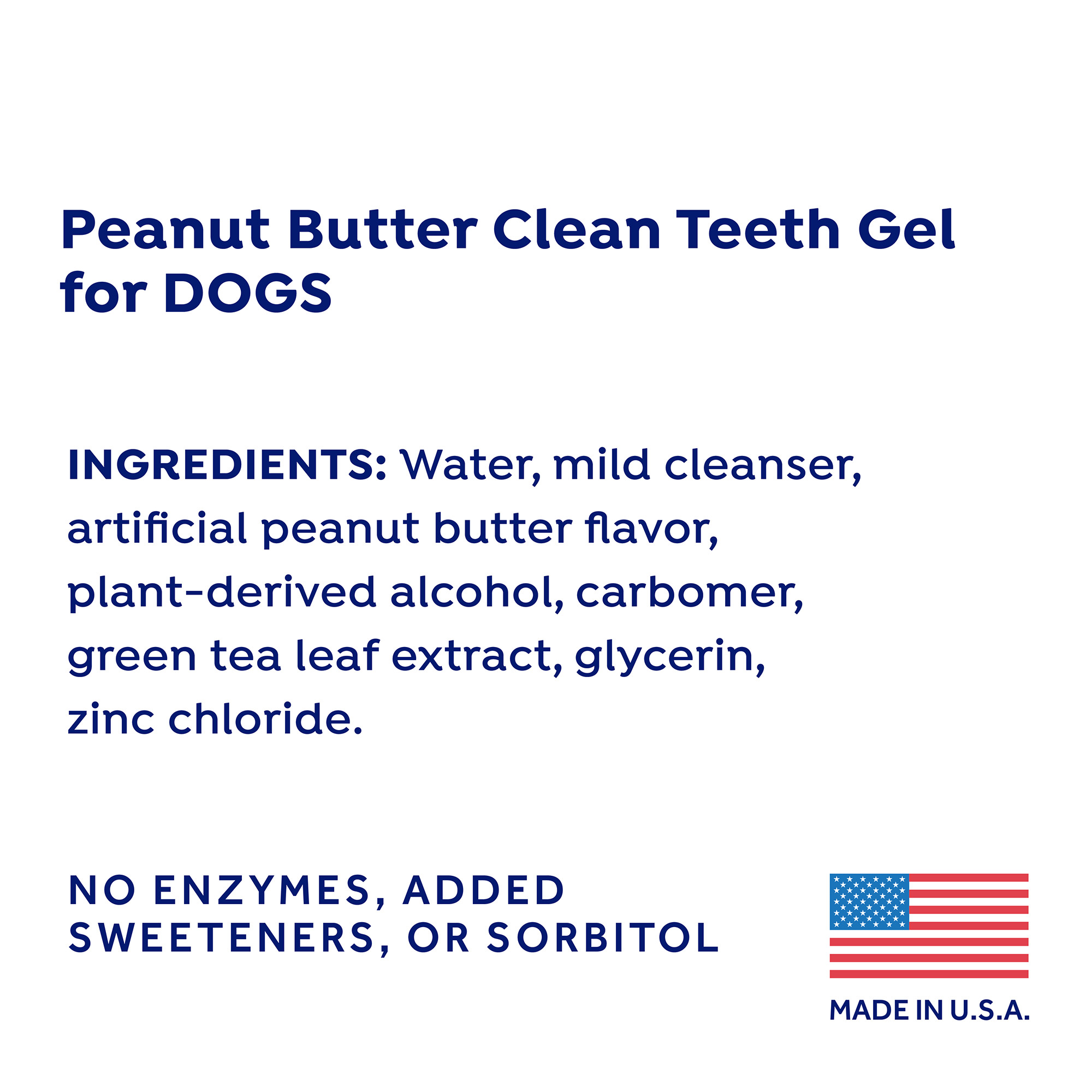 Oral Care Gel for Pets – Peanut Butter Flavor