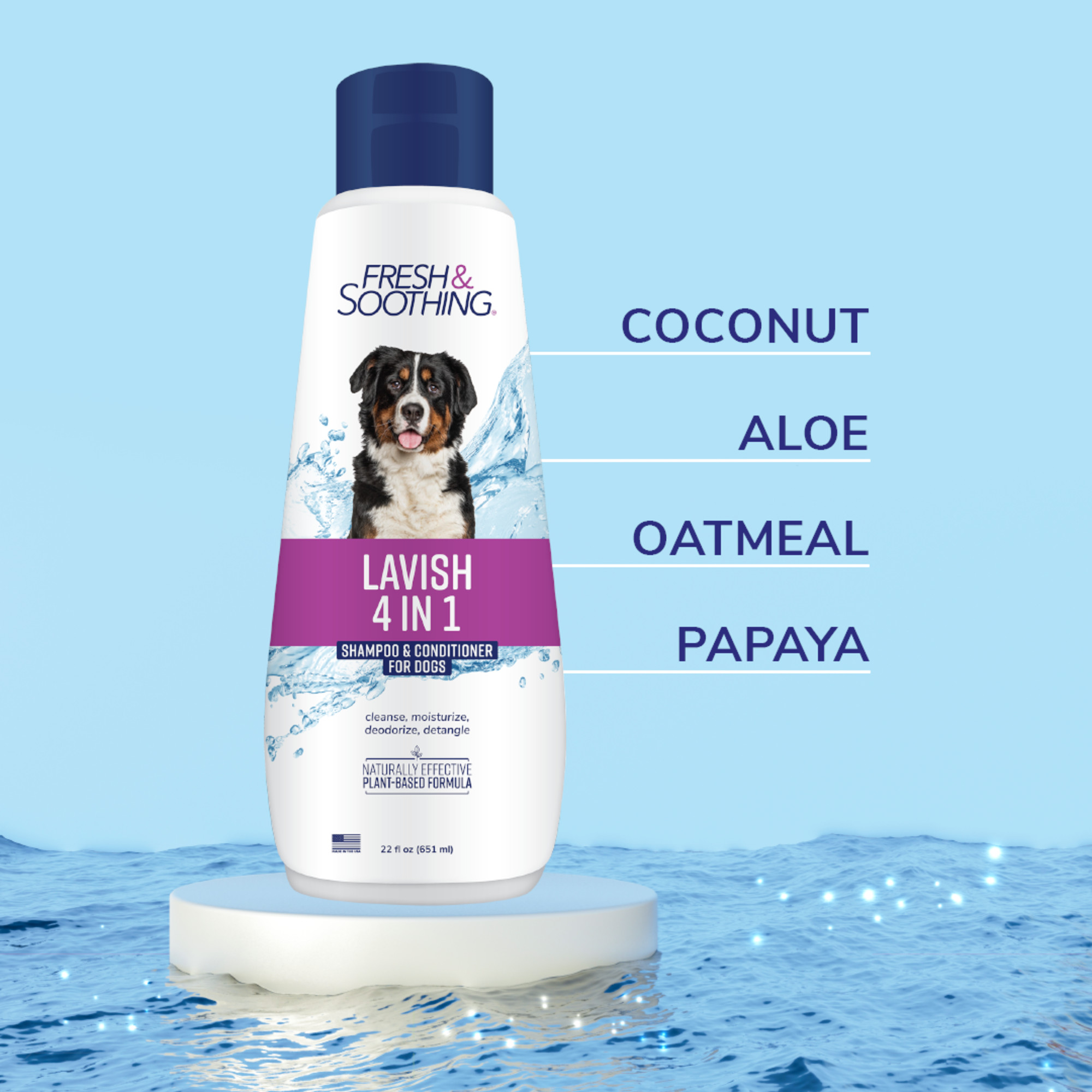 Lavish 4-in-1 Shampoo + Conditioner for Pets