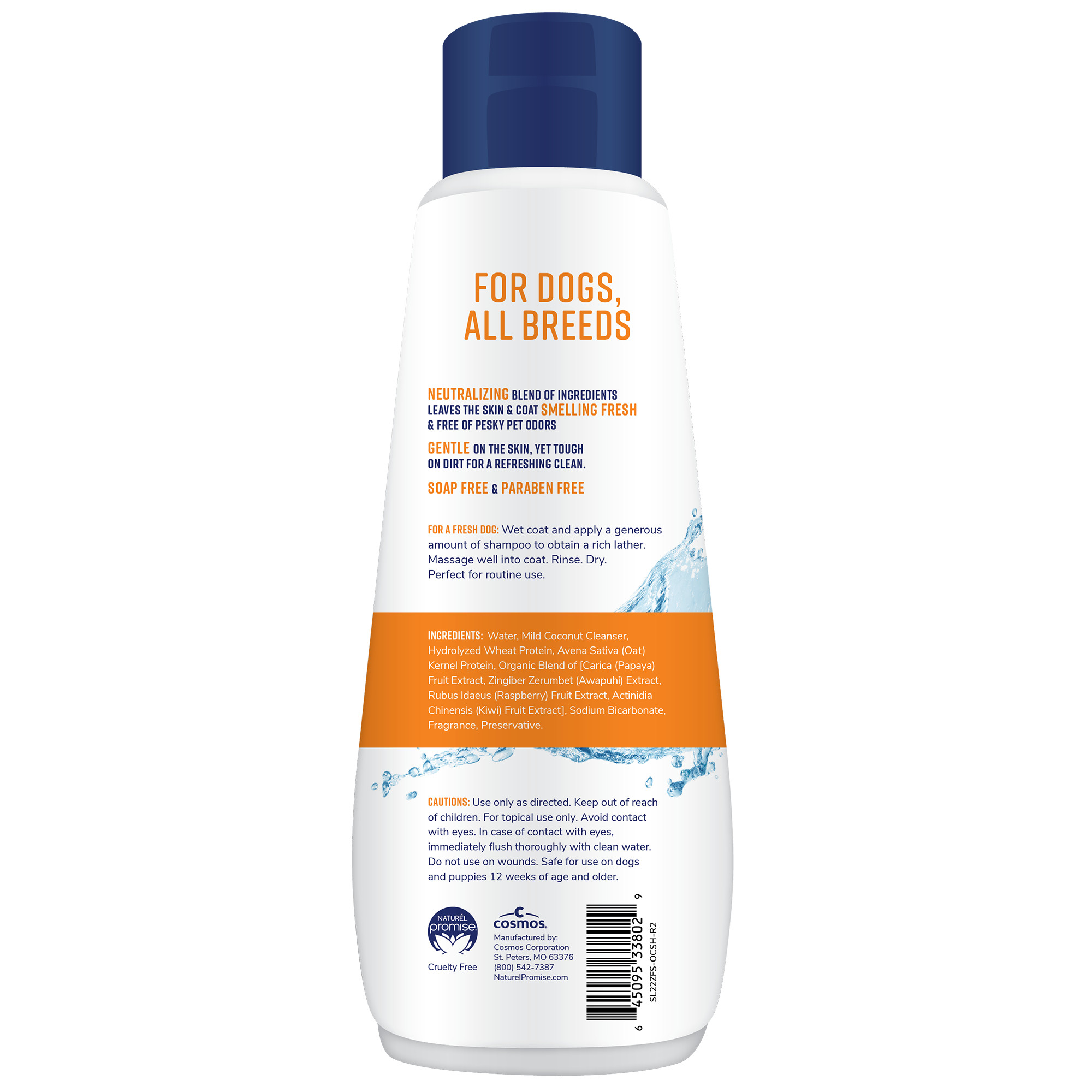 Odor Control Refreshing Shampoo for Pets